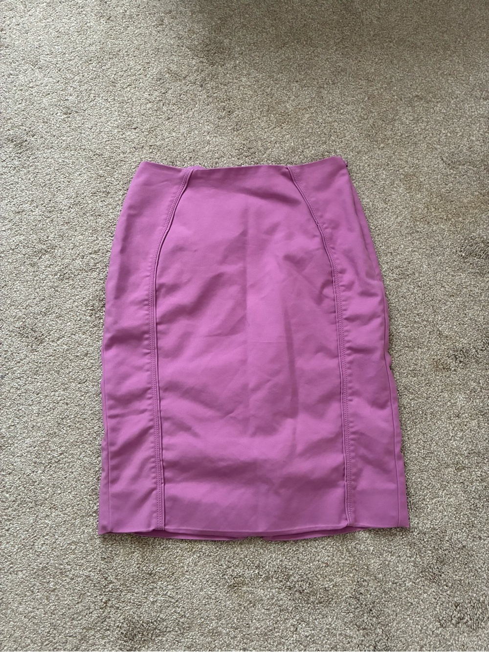 White House Black Market Magenta Pencil Skirt